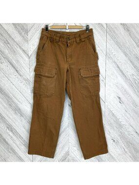Duluth Trading Company Fire Hose Cargo Work Pants Mens 30x30 Canvas Utility